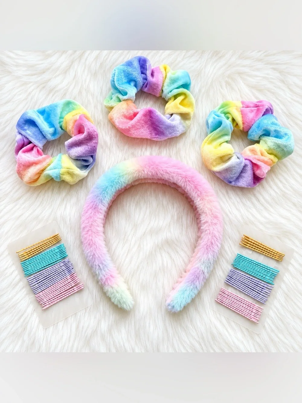 RAINBOW HAIR SET